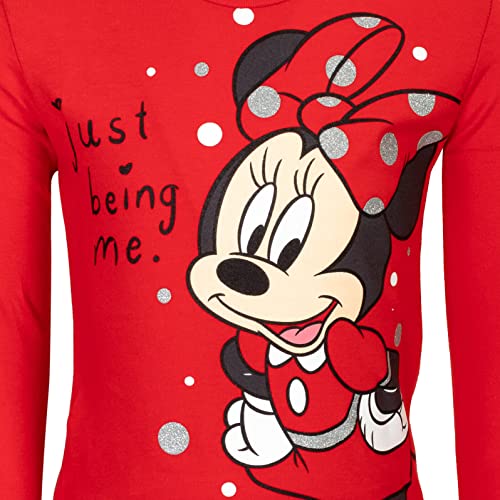 Disney Minnie Mouse Infant Baby Girls Pullover Fleece Hoodie T-Shirt and Leggings 3 Piece Outfit 18 Months