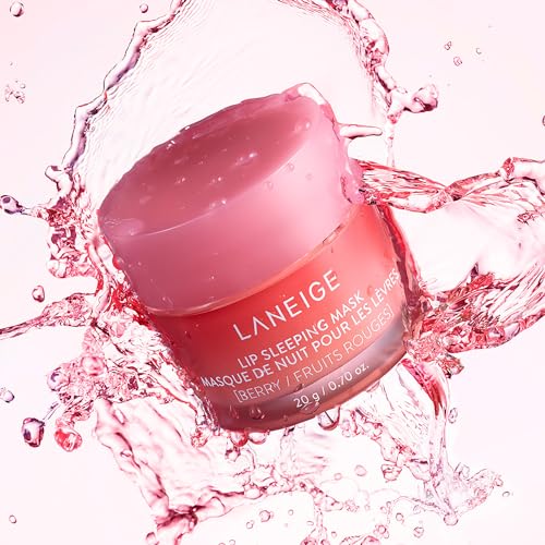 LANEIGE Lip Sleeping Mask Sweet Candy: Nourish, Hydrate, Vitamin C, Murumuru & Shea Butter, Antioxidants, Flaky, Dry Lips