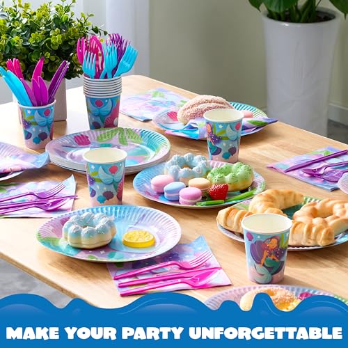 JOYIN 145 Pcs Construction Birthday Party Supplies with Banner, 24 Serves Tractor Truck Tableware Set with Plates, Cups, Napkins, and Cutlery Sets for Construction Themes Party Kids 6 7 8 Years