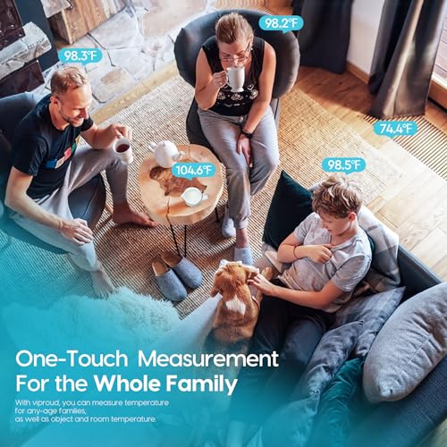 Thermometer for Adults and Kids, Fast Accurate Baby Thermometer with Fever Alarm & Mute Mode, FSA eligible, Lifetime Support -Take Quick Temperature Easily