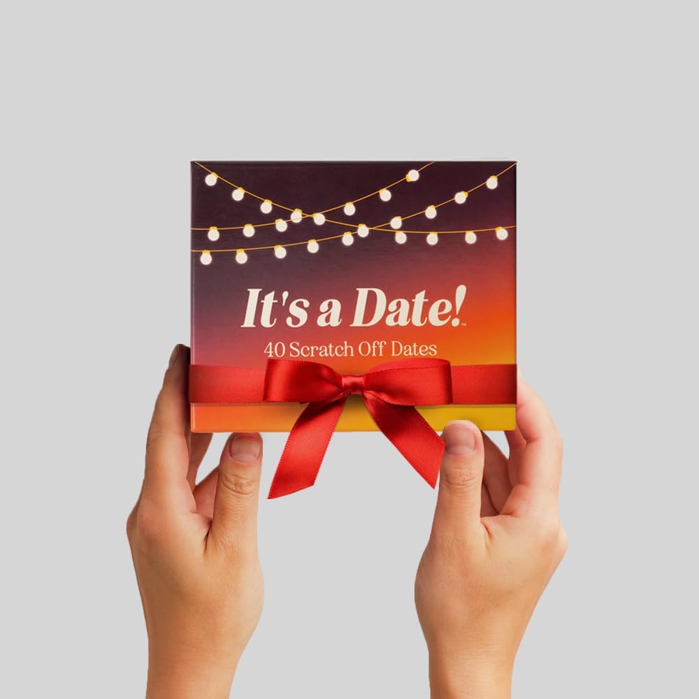 It's a Date!, 40 Fun and Romantic Scratch Off Date Ideas for Him, Her, Girlfriend, Boyfriend, Wife, or Husband, Perfect for Date Night, Special Couples Gift for Anniversaries, Birthdays & More!