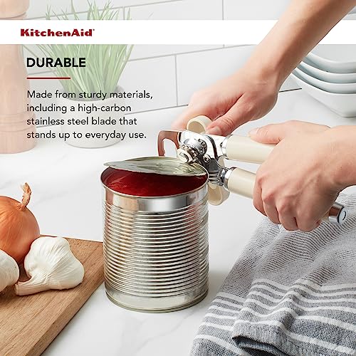 KitchenAid Classic Multifunction Can Opener / Bottle Opener, 8.34-Inch, White