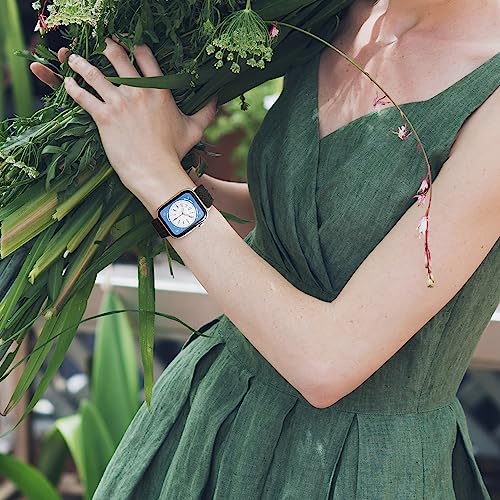 Yaber Stretchy Braided Solo Loop Compatible with Apple Watch Band 38mm 40mm 41mm 42mm 44mm 45mm 49mm for Women Men, Adjustable Straps Elastic Sport Wristbands for iWatch Series 9 8 7 6 5 4 3 2 1 Ultra