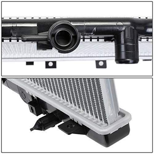 DNA Motoring OEM-RA-2412 1-Row Aluminum Core Radiator Compatible with 02-06 Acura RSX 2.0L AT, 27-3/16" W X 13-3/4" H X 5/8" D, 1-1/2" Inlet, 1-1/2" Outlet