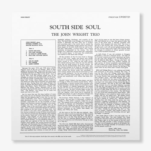 South Side Soul (Original Jazz Classics Series)[LP]