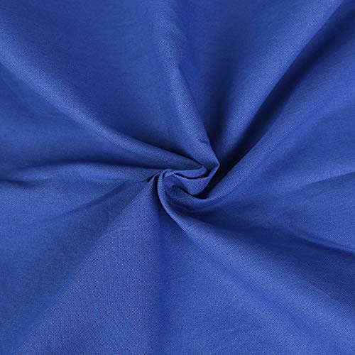 GSKAIWEN 10x20ft/3x6m Photo Studio 100 Percent Pure Cotton Muslin Collapsible Blue Screen Backdrop Curtain Background for Photography, Video and Television (Stand NOT Included)