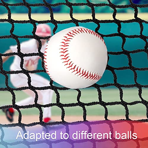 Golf Sports Practice Barrier Net Hitting Nets,Heavy Duty Golf Ball Netting High Impact Practice Barrier Nets Ball Containment Black