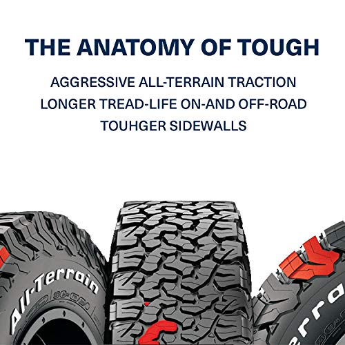 BFGoodrich All Terrain T/A KO2 Radial Car Tire for Light Trucks, SUVs, and Crossovers,33x10.50R15/C 114R