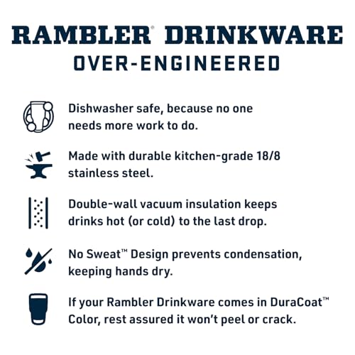 YETI Rambler 18 oz Bottle, Vacuum Insulated, Stainless Steel with Color Matching Straw Cap, Tropical Pink