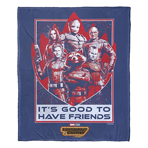 Northwest Guardians of The Galaxy Silk Touch Throw Blanket, 50" x 60", A Freakin' Guardian