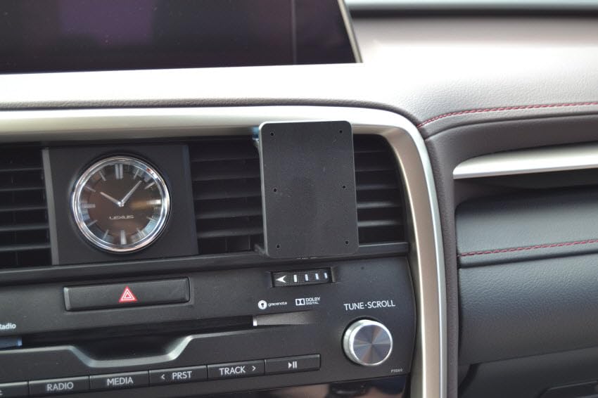 Scosche ProClip Center Dash Mount Compatible with 2016-2022 Lexus RX Series with StuckUp Universal Phone Mount Bundle