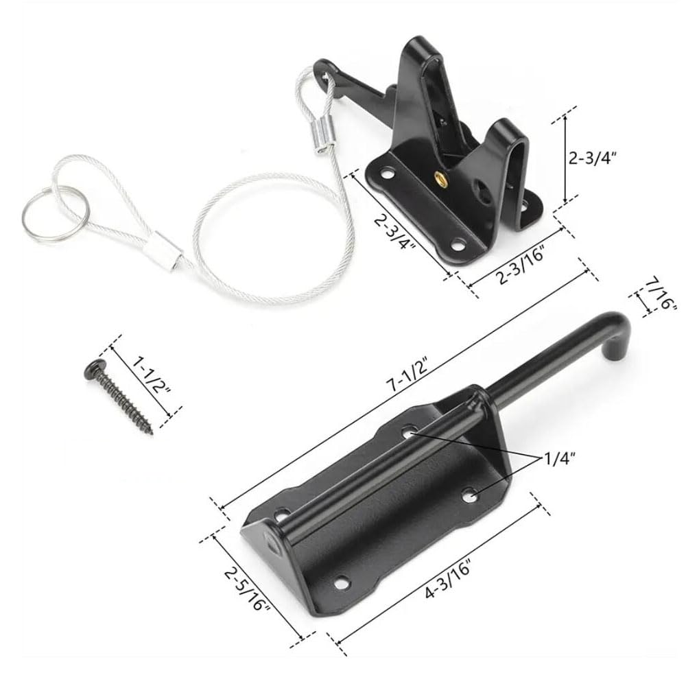 Gate Latch for Wooden Fence