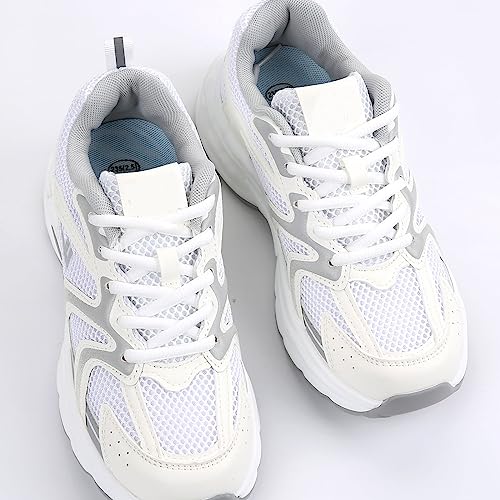 ZHENTOR 3 Pair Oval Shoe Laces,Shoelaces for Sneakers, Half Round 1/4" Athletic Shoelace for Sport/Running Shoes Boot Strings (white(3 pairs), 31"(80cm))