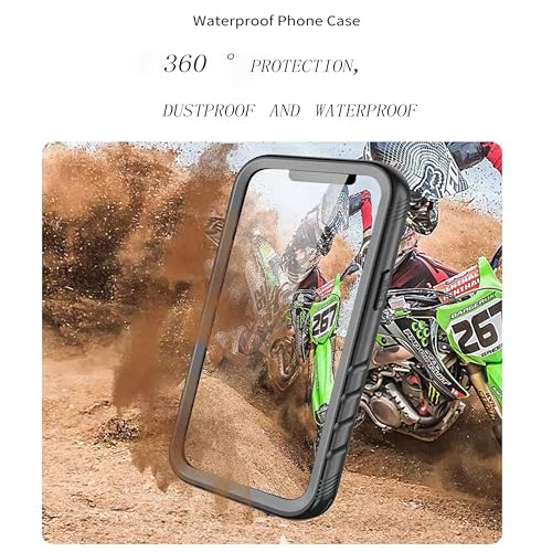 JoniSerl for iPhone 15 Case Waterproof,Shockproof Dustproof IP68 Waterproof iPhone 15 Case Built-in Screen Protector Charging Magnetic Ring for iPhone 15 Case Cover Black