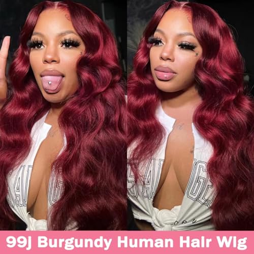 METDIO Chocolate Brown Lace Front Wig 26 Inch 13x6 Body Wave Lace Front Wigs Human Hair Pre Plucked 180% Density HD Lace Frontal Wigs Human Hair Brown Wig Human Hair Colored Glueless Wigs for Women