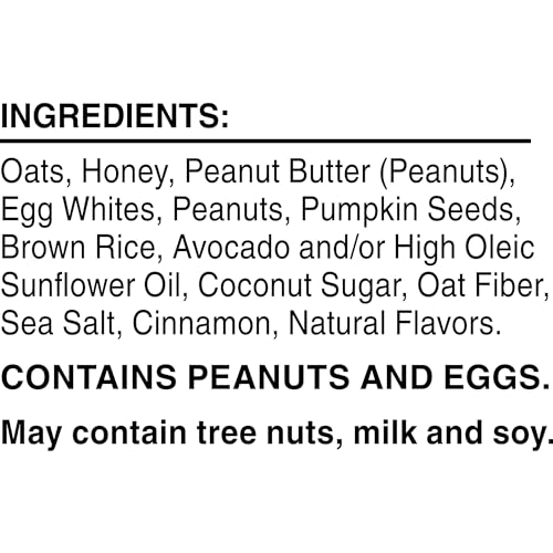 RXBAR Nut Butter and Oat Protein Bars, Protein Snacks, Snack Bars, Honey Cinnamon Peanut Butter, 23.2oz Box (12 Bars)