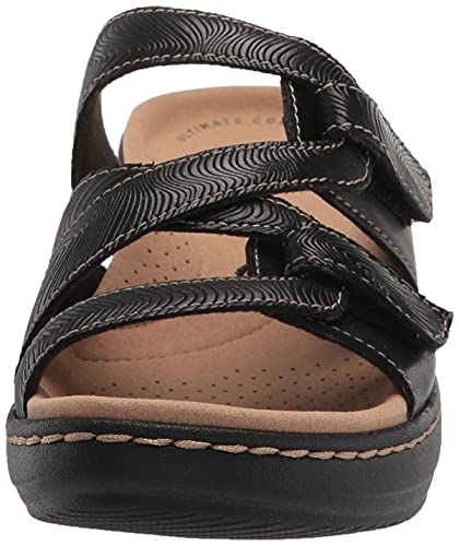 Clarks Women's Merliah Karli Sandal, Black, 8