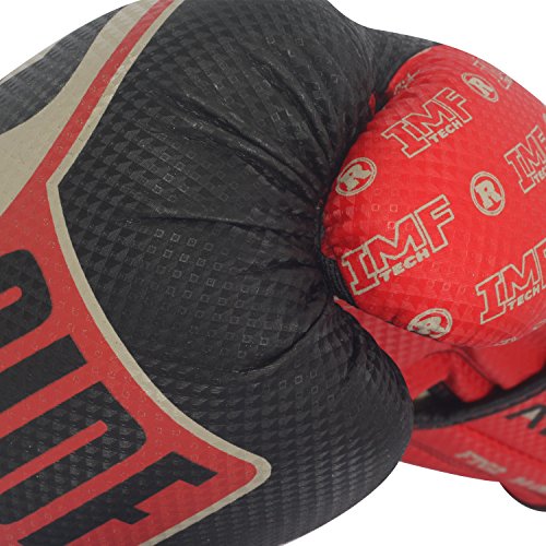 Ringside Apex Flash Sparring Gloves, IMF-Tech Boxing Gloves with Secure Wrist Support, Synthetic Boxing Gloves for Men and Women, White and Black, 14 Oz