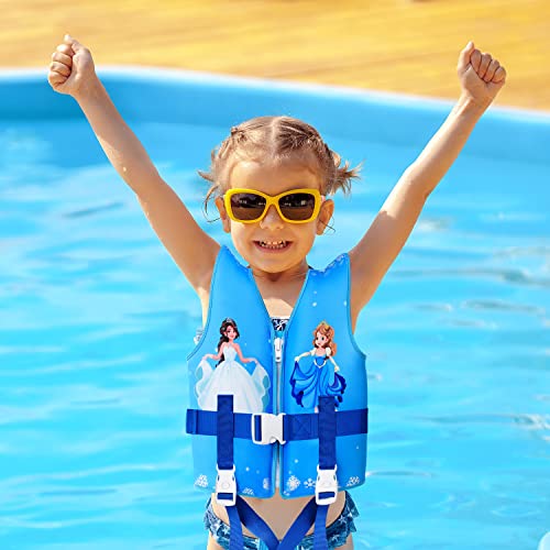 DOOHALO Toddler Swim Vest Kids Swimming Training Vest for Boys Girls Suitable for Age 1 to 8 Years 20Ibs - 46Ibs