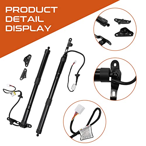 ISINSWIFT Electric Tailgate Power Lift Support Shock Strut Compatible with Toyota Highlander 3.5L 2014-2019 Replace OE# 68910-09120, 68910-09022, 68920-09020, 68920-09021 Pack of 2…