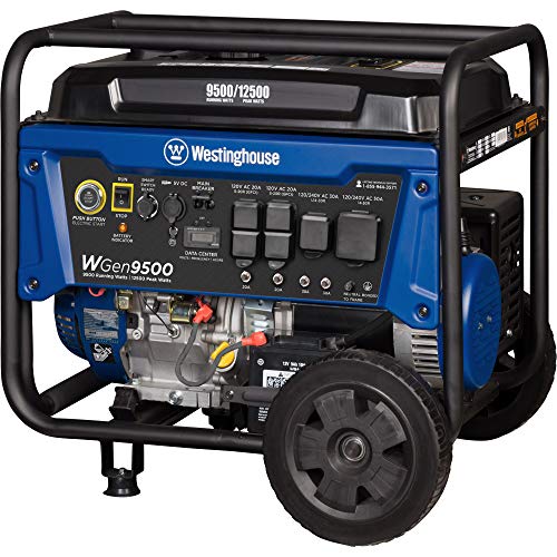 Westinghouse 11000 Peak Watt Dual Fuel Portable Inverter Generator, Remote Electric Start, Transfer Switch Ready, Gas and Propane Powered, Low THD - Safe for Electronics, Parallel Capable, CO Sensor