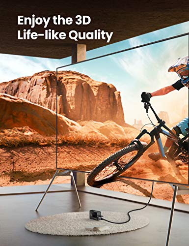 UGREEN 4K Micro HDMI to HDMI Cable 3.3FT, Aluminum Shell Braided 18Gbps 4K 60Hz HDR 3D ARC Compatible with GoPro Hero 7 6 5 Raspberry Pi 5 Portable Monitor Camera Nikon Yoga 3 Pro