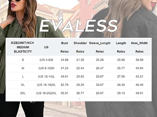 EVALESS Jackets for Women Fashion 2023 Winter Coat for Women Business Casual Diamond Quilted Shacket Jackets Lightweight Collar Long Sleeve Zip Up Puffer Grey Jacket with Pockets, Small