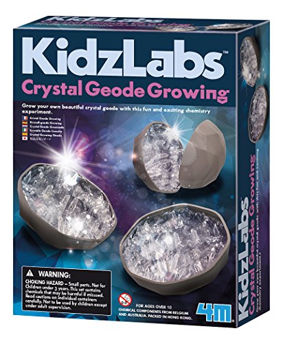 4M KidzLabs Grow Your Crystal Geodes Kit