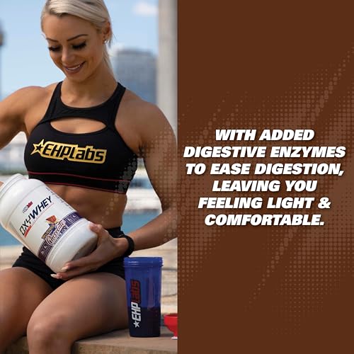 EHP Labs OxyWhey Whey Protein Isolate Powder - 25g of Whey Isolate Protein Powder, Meal Replacement Shake, Sugar Free Protein Powder - 25 Serves (Banana)