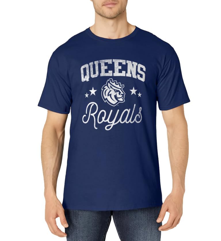 Queens University of Charlotte Royals Logo T-Shirt