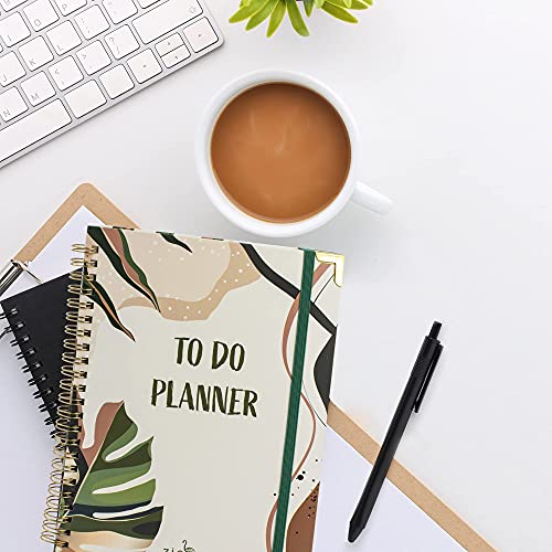 Simplified To Do List Notebook - Aesthetic Daily Planner to Easily Organize Your Tasks And Boost Productivity - Stylish Undated Planner And School or Office Supplies For Women