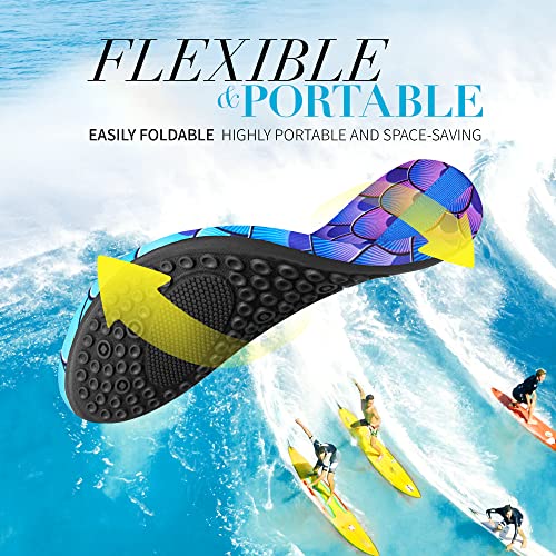 Homitem Water Shoes for Women Men Kids Toddler Aqua Socks Slip On Barefoot Swim Quick Dry Beach Pool Water Park Cruise Trip Accessories Must Haves Yoga Volleyball Sport Camp Kayak Dive Surf