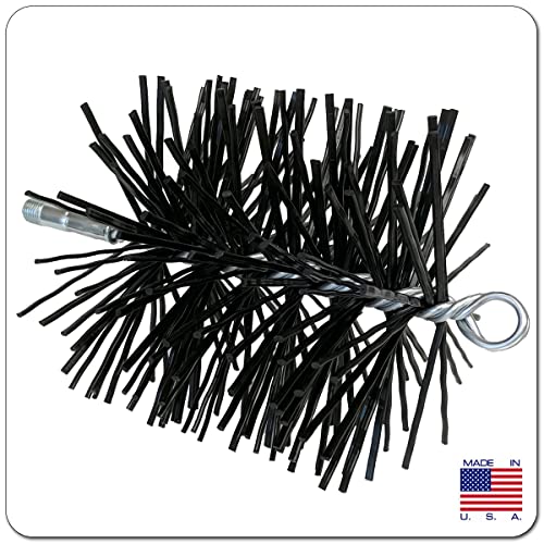 Midwest Hearth Poly Chimney Cleaning Brush (6-Inch Round) Made in USA