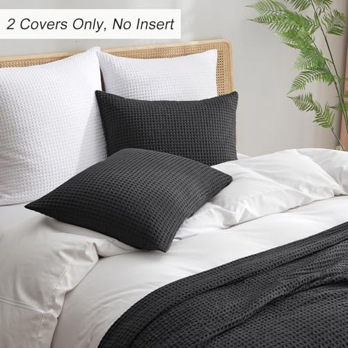 PHF Ultra Soft Waffle Body Pillowcase, Sage Green, 20" x 54", Polyester, Breathable, Skin-Friendly, Zipper Closure