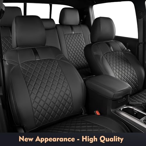 ceavoon for Tacoma Seat Covers, Fit for Toyota Tacoma Seat Covers 2016-2023 2022 2021, Full Coverage, for Double/Crew Cab SR, SR5, Limited, TRD Pro, TRD Sport, TRD Off-Road, Trail Special Edition