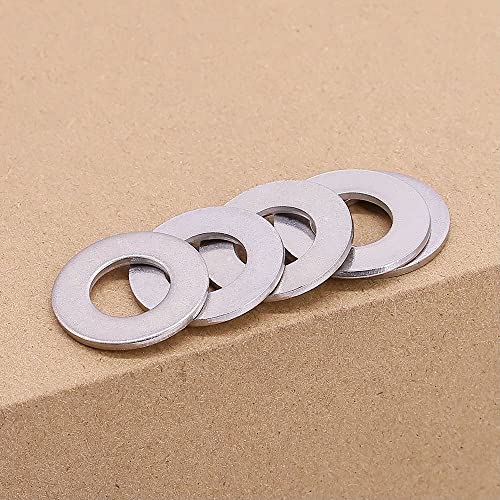 1 inch (4 pcs) Stainless Steel Flat Washers, 304 Stainless Steel 18/8 Large Series Plain Washers, Wide Type, ASME/ANSI B18.22.1(USS)