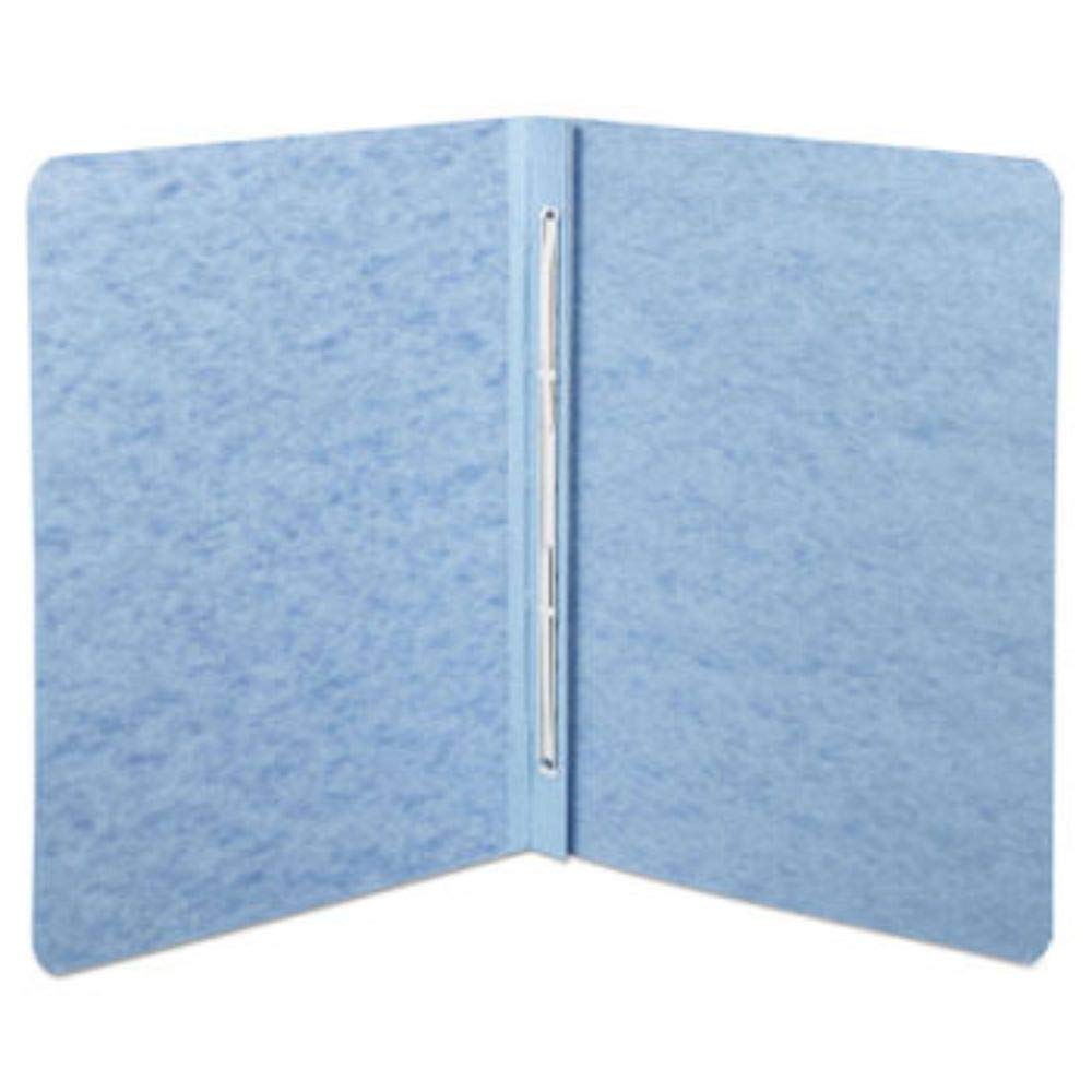 Acco Pressboard Report Cover, Prong Clip, Letter, 3" Capacity, Light Blue - (Pack of 25)