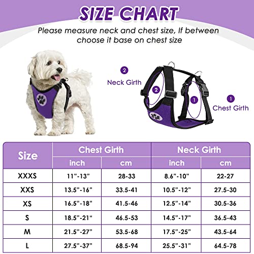 Lukovee Dog Seat Belt for Car, Adjustable Dog Car Harness for Large Medium Small Dogs, Soft Padded & Breathable Mesh Dog Seatbelt with Car Vehicle Connector Strap (Rose Red,Large)