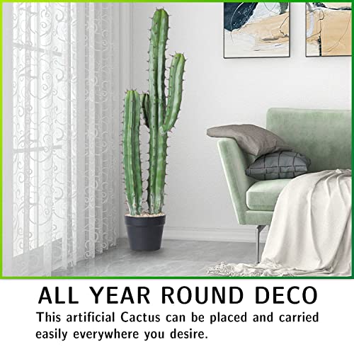 AntHousePlant Artificial Cactus Fake Big Cactus 36 Inch Faux Cacti Plants for Home Garden Office Store Decoration