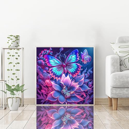 DIY Rose Diamond Painting Kits for Adults,Rose Diamond Art Kits for Adults,Rose Gem Arts and Crafts for Beginner Home Wall Decor 12X16 inch