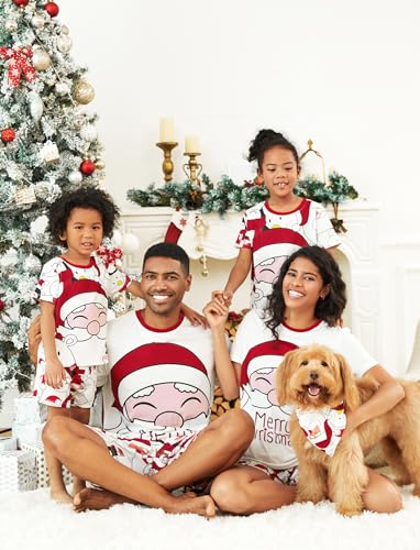 PATPAT Matching Family Pajamas Short Set Star Print Pink Grey Button Down Tops and Shorts Sleepwear 2 Piece Mommy and Me Matching Pajamas Couples Pajamas Sets Adults Short Sleeve Pjs for Women XL