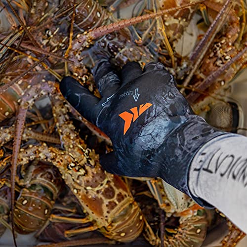 KastKing IceRiver Fishing Gloves – 100% Waterproof Cold Winter Weather Fishing Gloves – for Men and Women – Ideal for Ice Fishing, Winter Fishing, Outdoor Winter Sports,M,BO