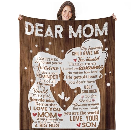 ZUMAS to My Dad Blanket, from Daughter Son Birthday Gifts Who Wants Nothing Dad Presents from Kids Best Dad Ever Gifts Idea to My Dad Papa Blanket (Brown, 50X60Inch)