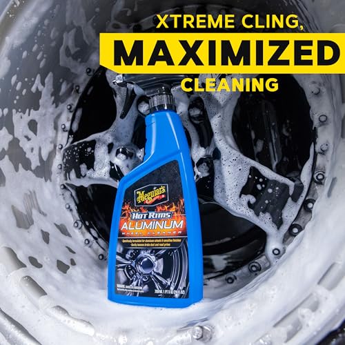 Meguiar's G14324 Hot Rims Aluminum Wheel Cleaner - 24 Oz Spray Bottle