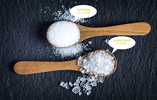 Aromasong Coarse Sea Salt for Grinder Refill - 100% Pure & Natural Dead Sea Salt Coarse Grain Bulk 5 Lb. Packaging May Vary