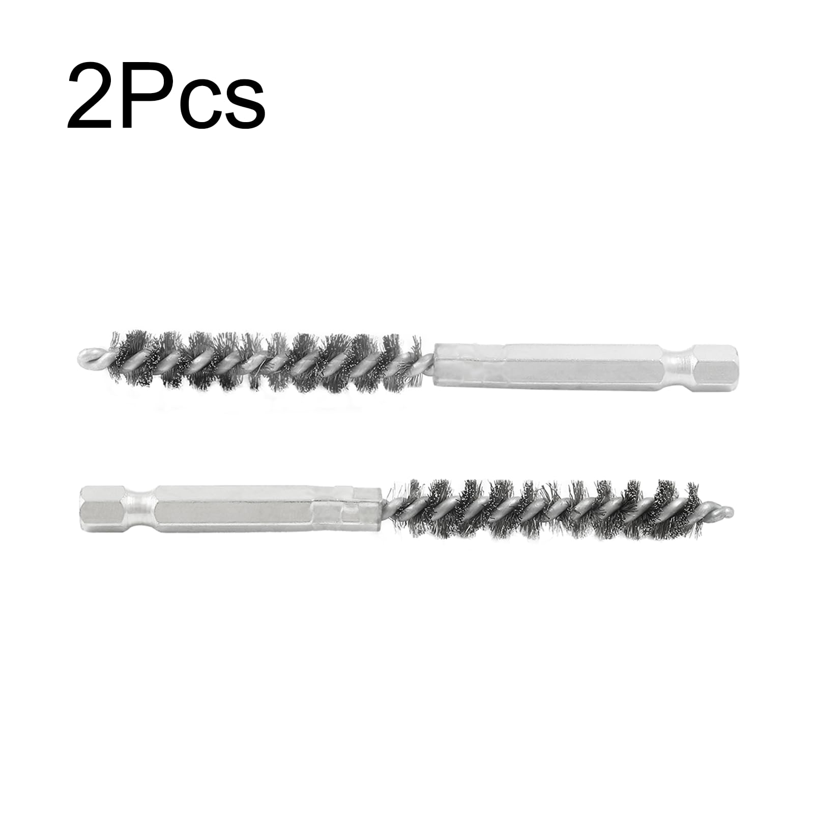 Hitefu 2PCS Golf Clubs Head Hosel Brush, Stainless Steel Golf Club Hosel Wire Brush Cleaning Tool, Electric Drill Wire Brush for Iron & Wood