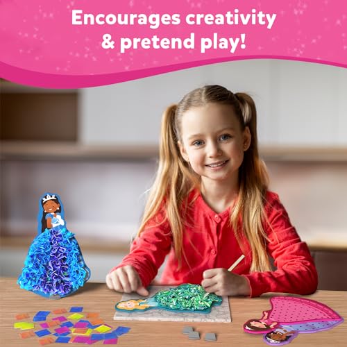 Skillmatics Art & Craft Activity - Poke-in Art Flower Bouquet, Mess-Free Sewing Art for Kids, Craft Kits, DIY Activity, Gifts for Girls & Boys Ages 4, 5, 6, 7, 8, 9