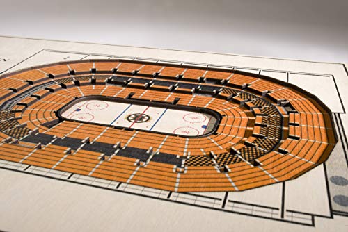 YouTheFan NHL Boston Bruins 5-Layer Stadiumviews 3D Wall Art , 17" x 13" x 5/8"
