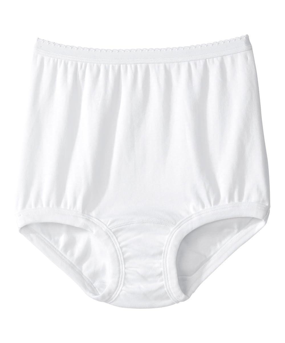Silvert's Adaptive Clothing & Footwear Womens Cotton Briefs 3 Pack - LGE White