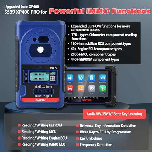 Autel IM608 PRO II Diagnostic Tool, Same as IM608S II/ IM608 II, with XP400PRO/ G-BOX3/ APB112, Bidirectional Scan Tool, ECU Coding, AutoScan2.0, 40+ Services